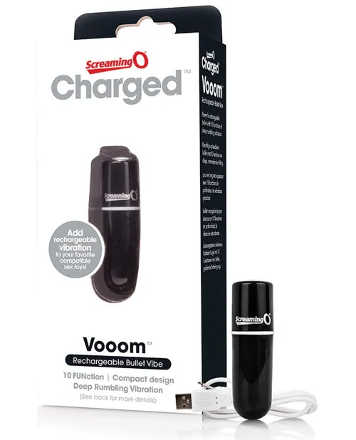 Female Sex Toys | Screaming O Charged Vooom Rechargeable Bullet Vibe - Bushman Products