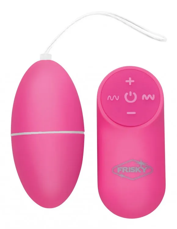 Female Sex Toys | XR Brands Frisky Scrambler 28x Vibrating Egg W/ Remote