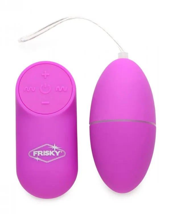 Female Sex Toys | XR Brands Frisky Scrambler 28x Vibrating Egg W/ Remote