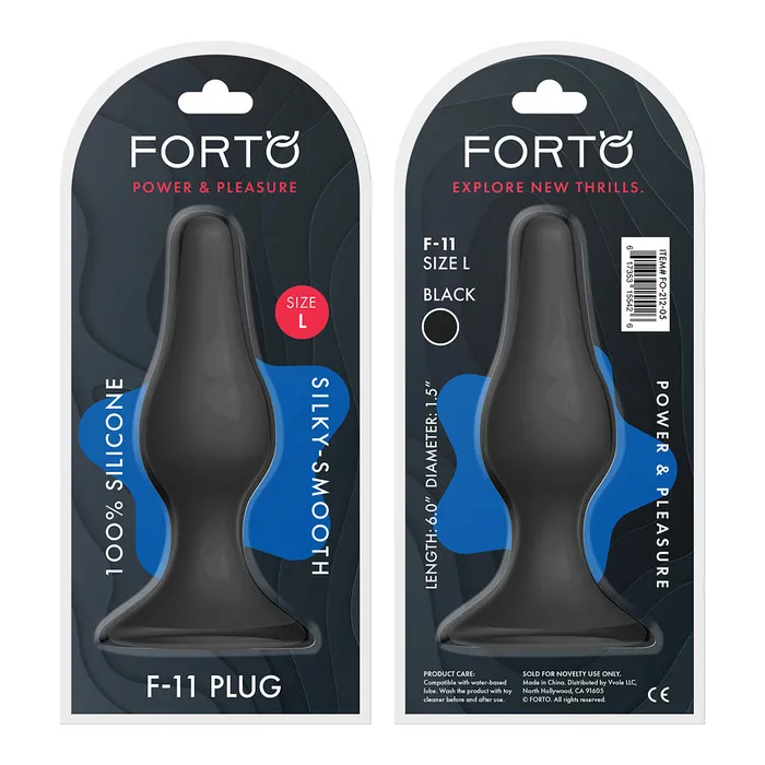 FORTO FORTO F-11 Lungo Black Large | Anal