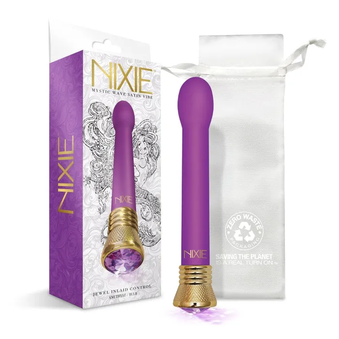 Global Novelties Vibrators | Nixie Jewel Satin Bulb Vibe 10 Function - Amethyst