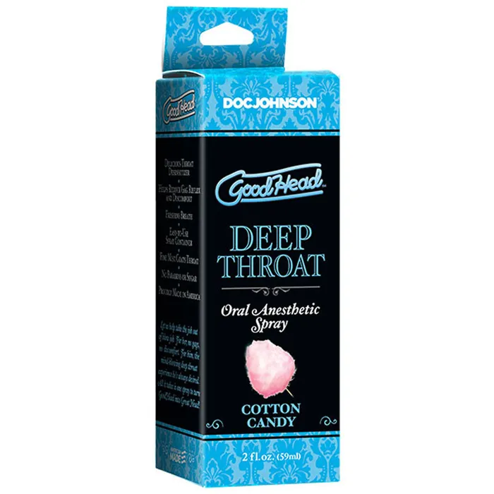 Goodhead Deep Throat Spray Cotton Candy 2 Fl Oz Doc Johnson Enhancers