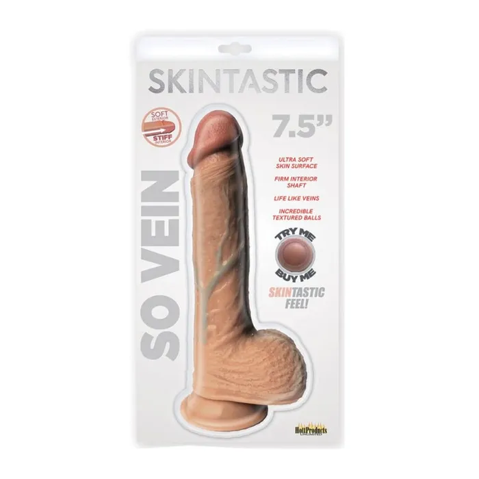 Hott Products Male Sex Toys Skinsations Skintastic Series So Vein 75