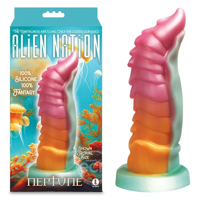 Icon Brands Dildos Alien Nation Neptune Coloured 203 cm Fantasy Dong