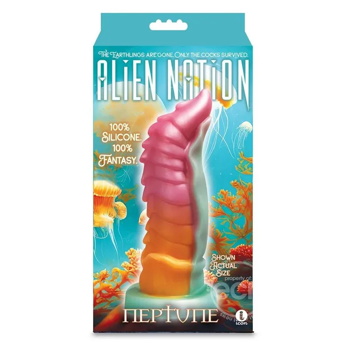 Icon Brands Dildos | Alien Nation - Neptune - Coloured 20.3 cm Fantasy Dong