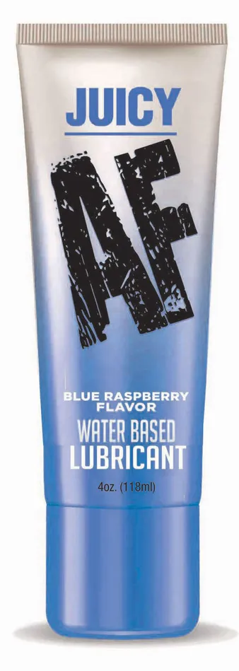 Juicy Af Blueberry Water Based Lubricant Little Genie Lubricants