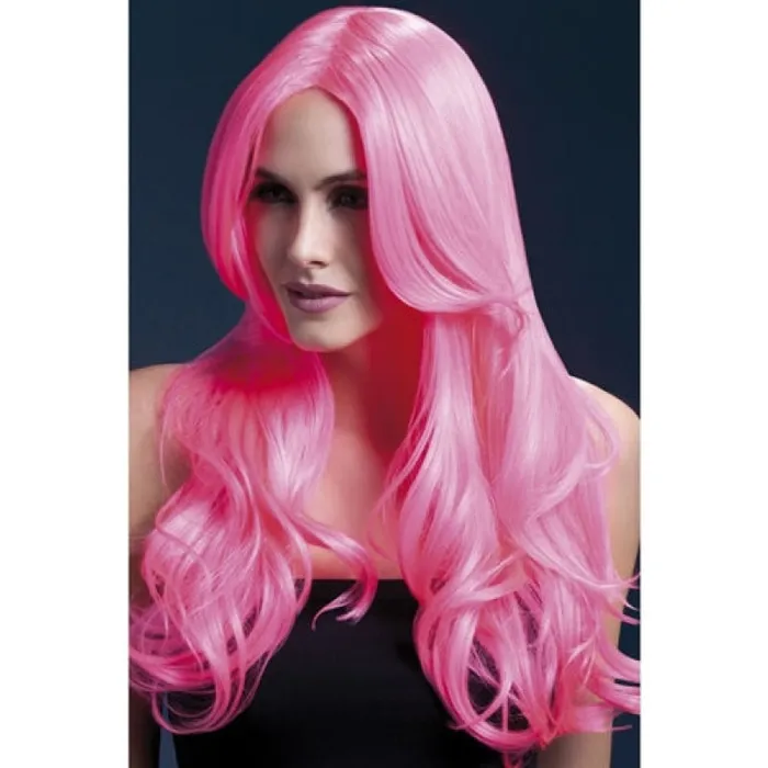 Khloe Wig Neon Pink Fever Lingerie Vibrators