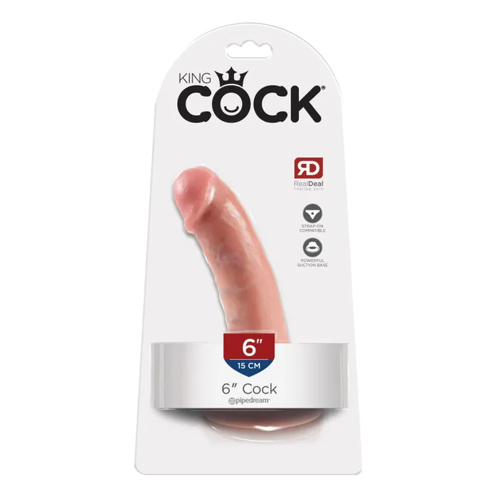 King Cock 6-Inch Cock - Flesh | Pipedream Dildos