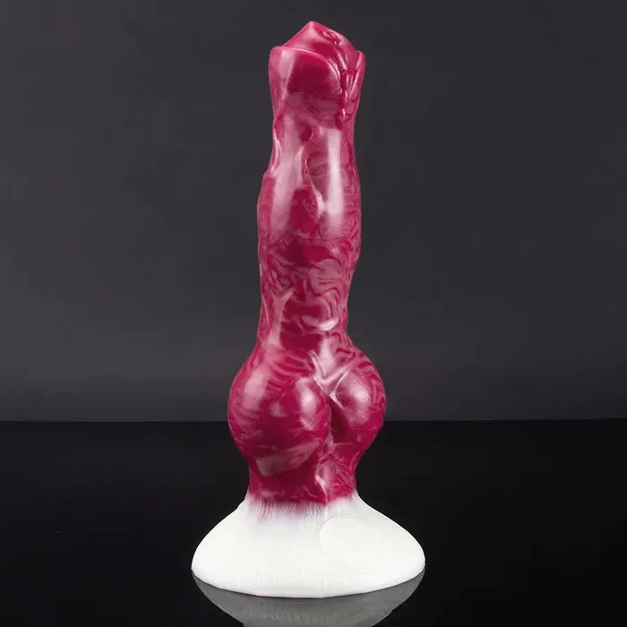 Lovetoyshub Female Sex Toys 826Inch Lifelike Silicone Dog Dildo With Realistic Testis