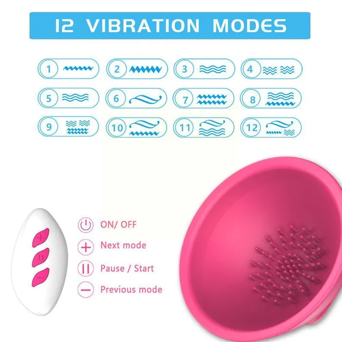 Lusty Age Couples | Wireless Nipple Vibrator Massage Teasing Toys for Women