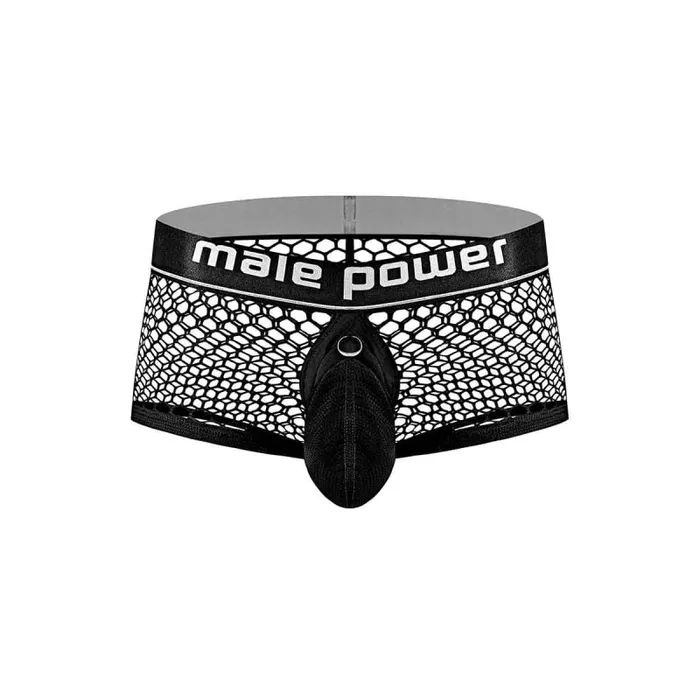 Male Power Male Sex Toys | Cock Pit Net Mini Cock Ring Short - Extra Large -  Black