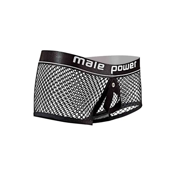 Male Power Male Sex Toys | Cock Pit Net Mini Cock Ring Short - Extra Large -  Black