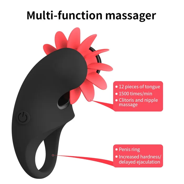 Male Sex Toys | Men's Automatic Vibration Cock Ring - Lusty Age