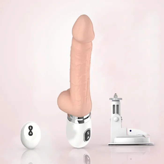 Male Sex Toys Playfulsextoy Automatic Thrusting Sex Machine Retractable Simulated Heating Penis Vibration