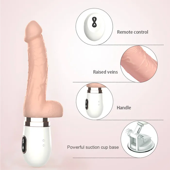 Male Sex Toys | Playfulsextoy Automatic Thrusting Sex Machine Retractable Simulated Heating Penis Vibration