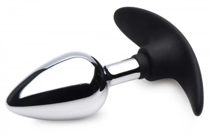 Male Sex Toys | XR Brands Master Series Dark Invader Metal & Silicone Anal Plug