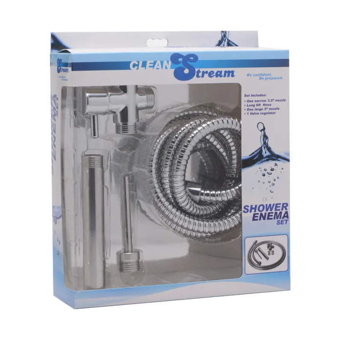 Metal Deluxe Shower System | XR Brands Clean Stream Couples