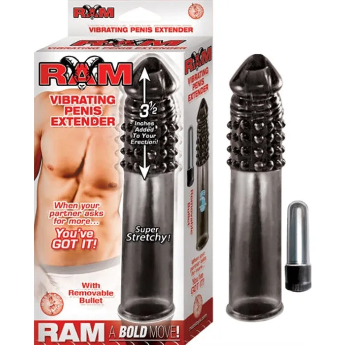 Nasstoys Ram Vibrating Penis Extender Smoke Male Sex Toys