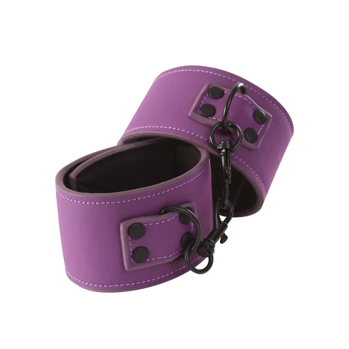 nsnovelties Vibrators Lust Bondage Wrist Cuff Purple