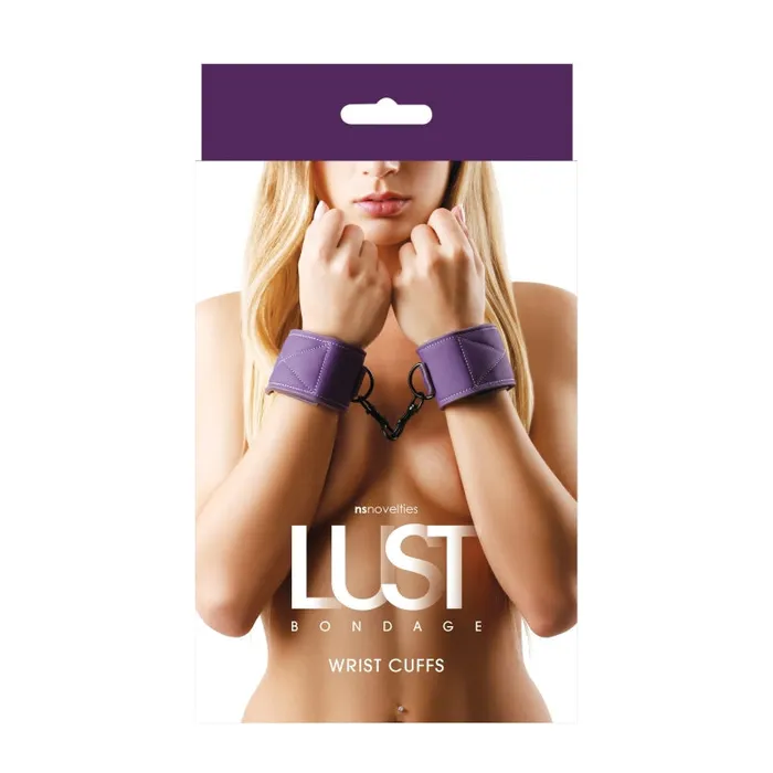 nsnovelties Vibrators | Lust Bondage Wrist Cuff - Purple