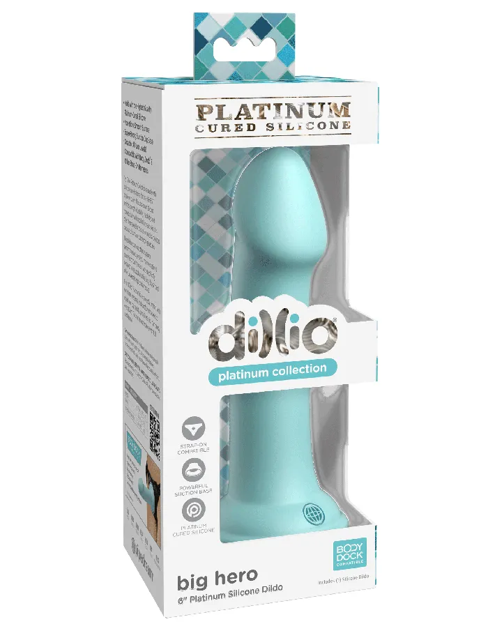 Pipedream Dildos Dillio Platinum Big Hero 6 Inch Dildo