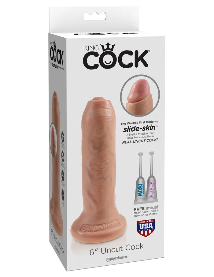 Pipedream King Cock 6" Uncut | Dildos