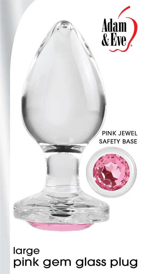 Sale Specials Anal | Pink Gem Glass Plug - Pink