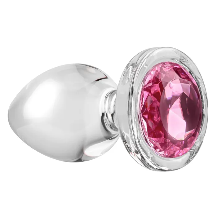 Sale Specials Anal | Pink Gem Glass Plug - Pink