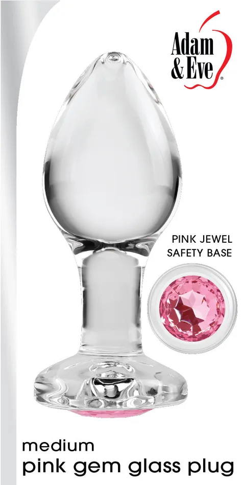 Sale Specials Anal | Pink Gem Glass Plug - Pink