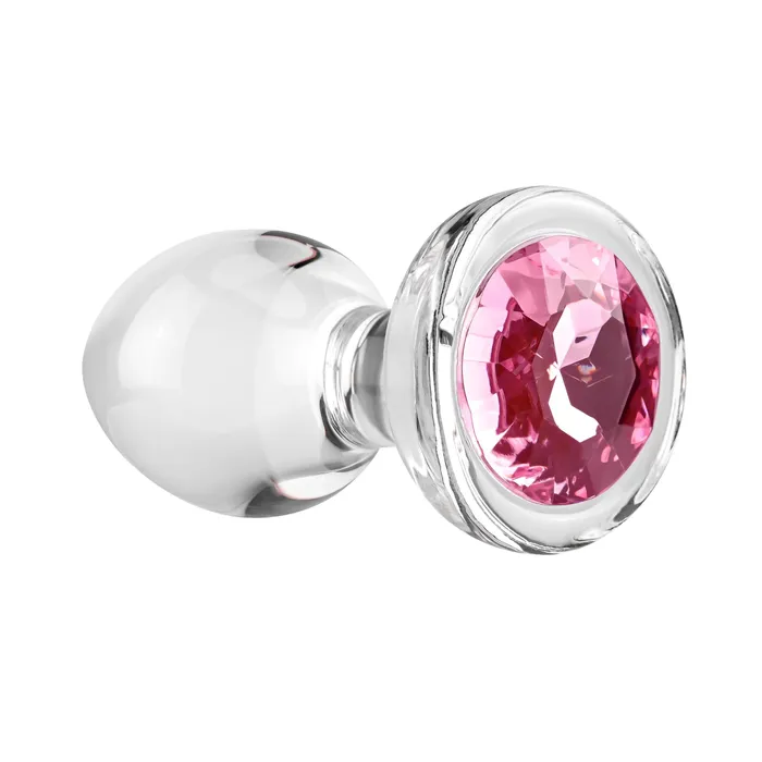 Sale Specials Anal | Pink Gem Glass Plug - Pink