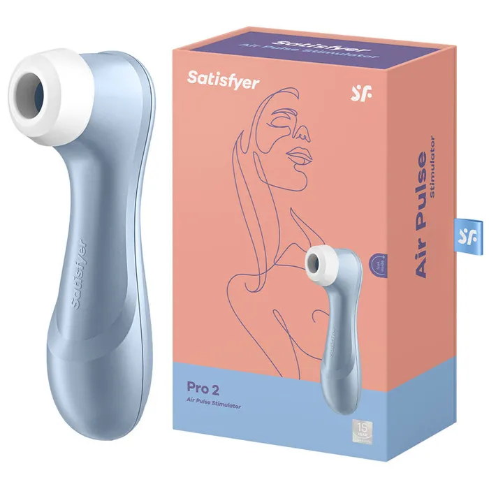 Satisfyer Vibrators Satisfyer Pro 2 Blue Clitoral Stimulator satpro2blu