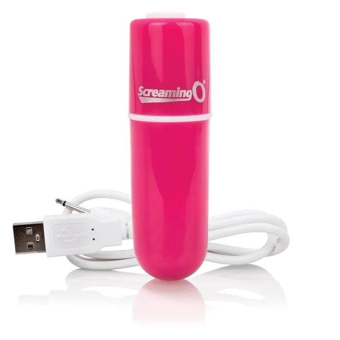 Screaming O Vibrators Charged Vooom Rechargeable Bullet Vibe Pink