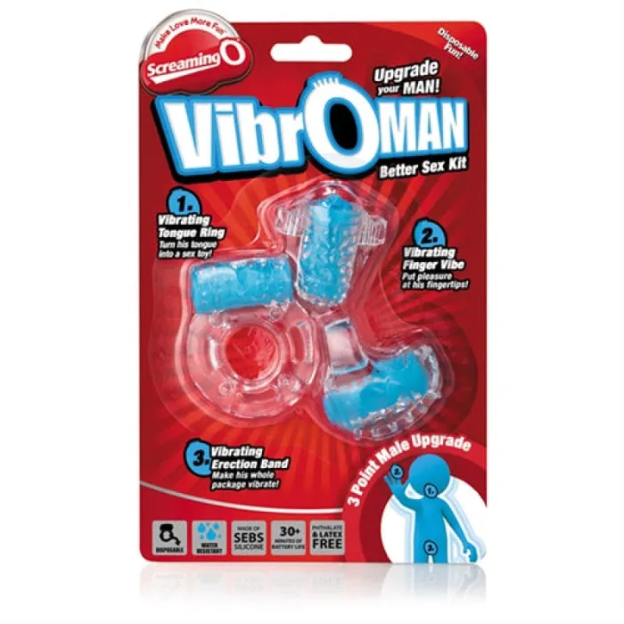 Screaming O Vibro Man - Each - Blue | Screaming O Vibrators