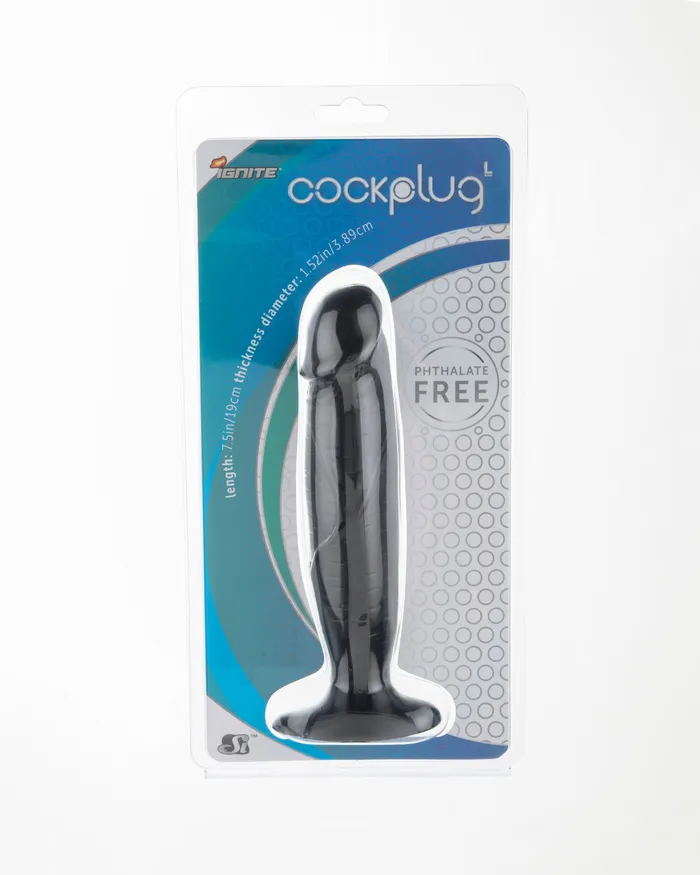 SI Novelties Anal | Large Cock Plug Black