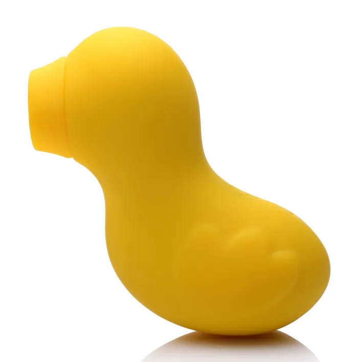 Sucky Ducky Silicone Clitoral Stimulator Yellow XR Brands Female Sex Toys