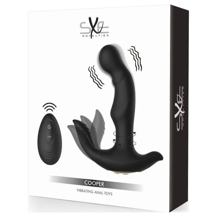 SXE Cooper Vibrating Remote Control Anal Prostate Dildo Plug | SXE Anal