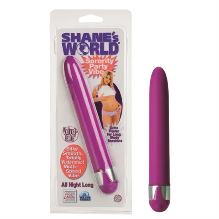 Vibrators CalExotics Shanes World Sorority Party Vibe All Night Long Purple