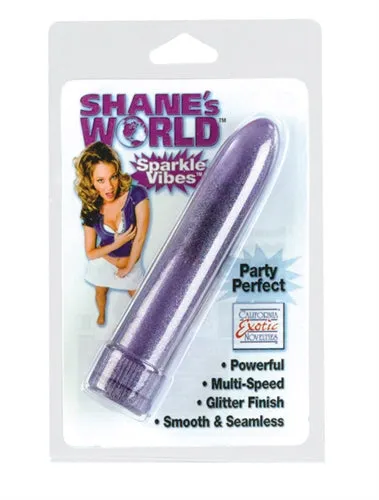 Vibrators CalExotics Shanes World Sparkle Vibes Purple