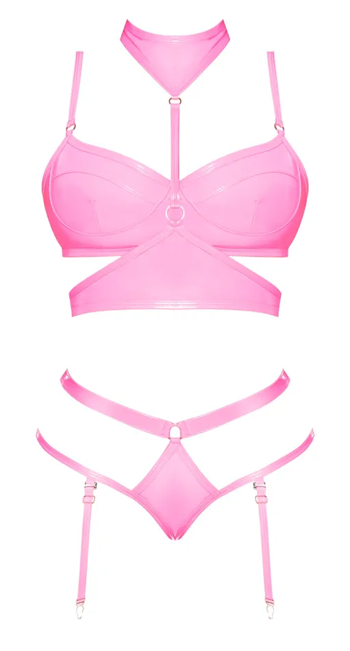 Vibrators | Magic Silk Lingerie Club Candy Bra Harness & Panty Pink