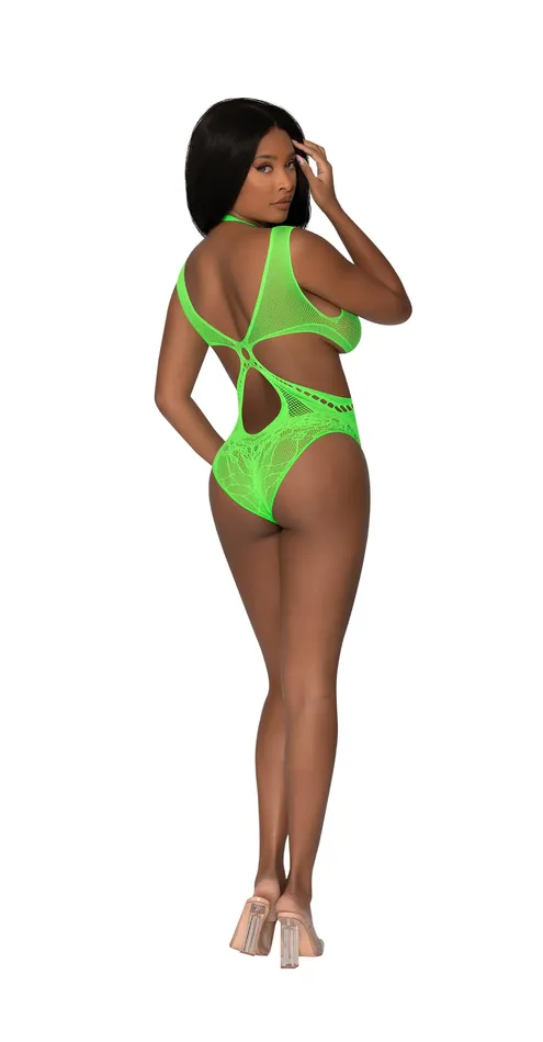 Vibrators | Magic Silk Lingerie Seamless Teddy Lime O/s