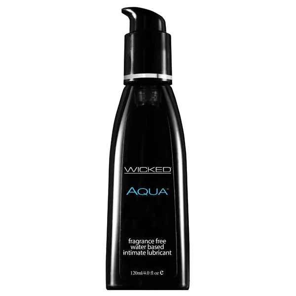 Wicked Aqua Water Based Lubricant 120 ml 4 oz Bottle Wicked Lubricants