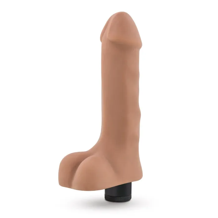 X5 Plus 7 Vibrating Cock Beige Blush Novelties Couples