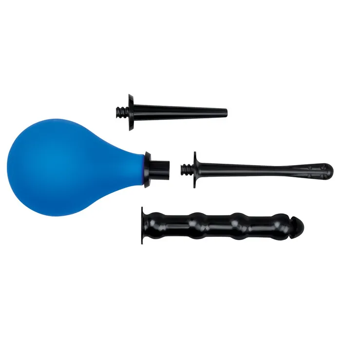 Xgen Products Male Sex Toys | AquaClean 4 Piece Douche Set with Interchangeable Nozzles - 220 ml Capacity with Free Travel Do