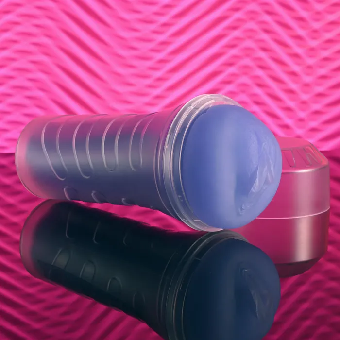 Zero Tolerance POP ON THE GLOW - Glow in Dark Purple Vagina Stroker | Zero Tolerance Male Sex Toys