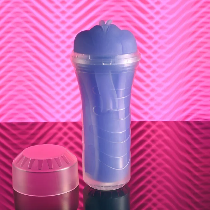 Zero Tolerance POP ON THE GLOW - Glow in Dark Purple Vagina Stroker | Zero Tolerance Male Sex Toys