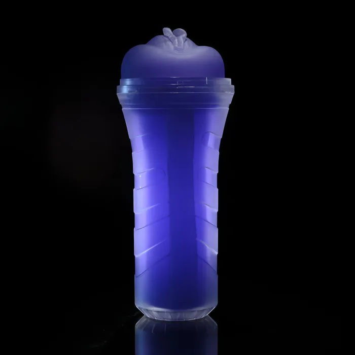 Zero Tolerance POP ON THE GLOW - Glow in Dark Purple Vagina Stroker | Zero Tolerance Male Sex Toys