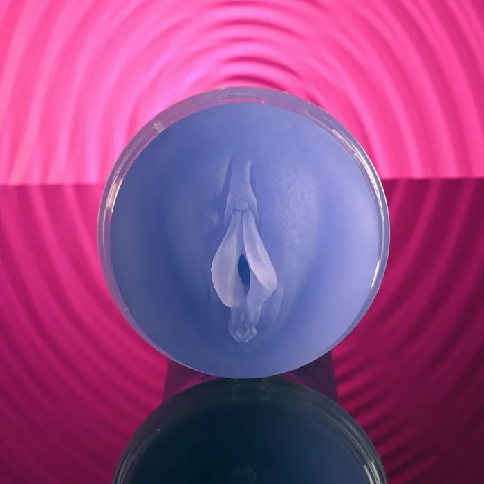 Zero Tolerance POP ON THE GLOW - Glow in Dark Purple Vagina Stroker | Zero Tolerance Male Sex Toys