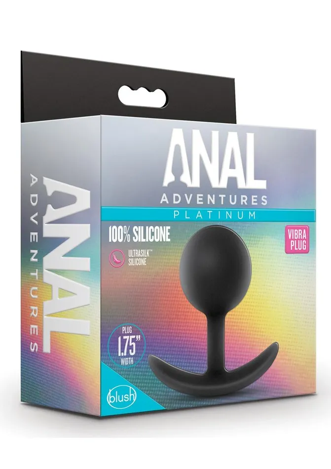 Anal Anal Adventures Anal Adventure Platinum Silicone Vibra Plug Anal Anal Adventures Anal Adventure Platinum Silicone Vibra Plug
