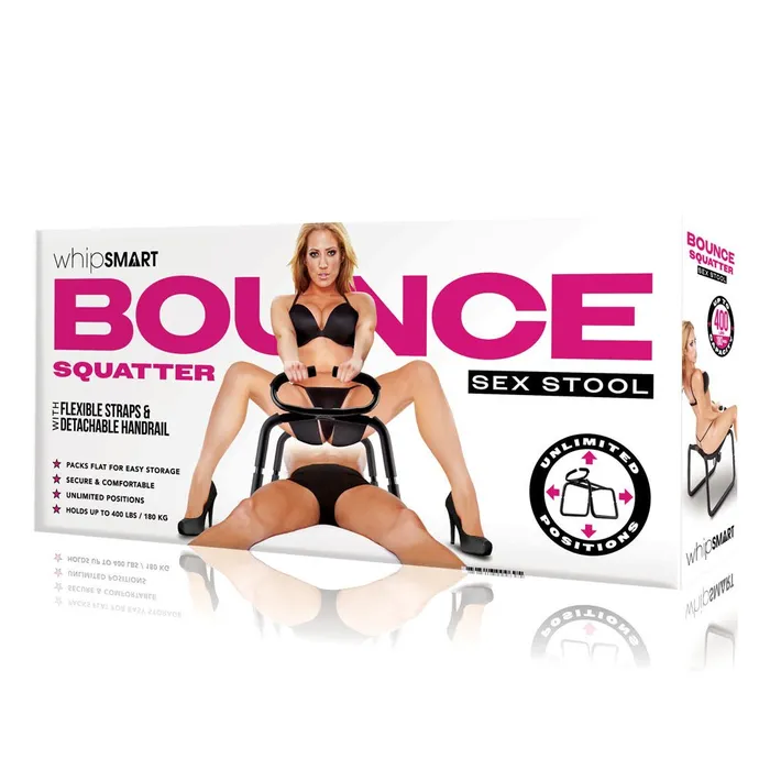 Anal WhipSmart WhipSmart Bounce Squatter Sex Stool Black Position Stool