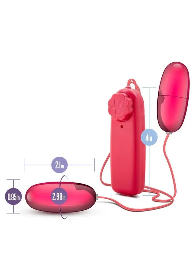 B Yours Double Pop Eggs with Remote Control Cerise B Yours Female Sex Toys